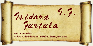 Isidora Furtula vizit kartica